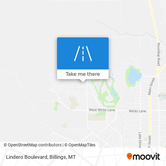 Lindero Boulevard map