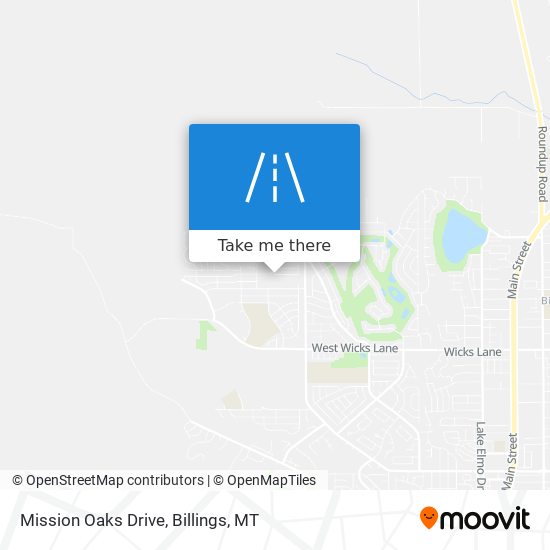 Mission Oaks Drive map