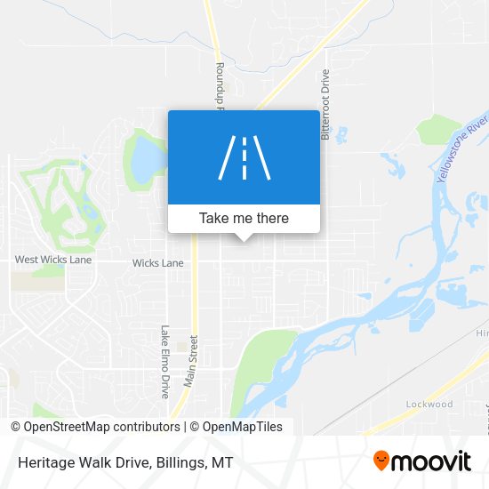 Heritage Walk Drive map
