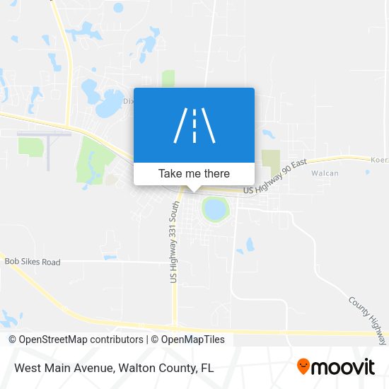 Mapa de West Main Avenue