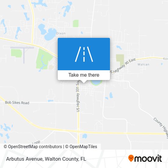 Arbutus Avenue map