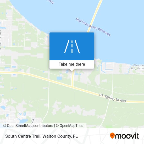 South Centre Trail map