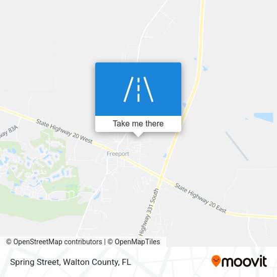 Spring Street map
