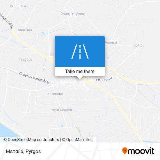 Μεταξά map