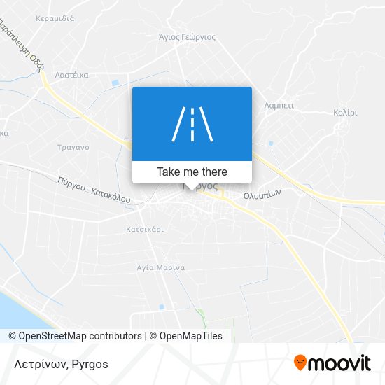 Λετρίνων map