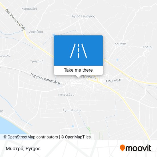 Μυστρά map