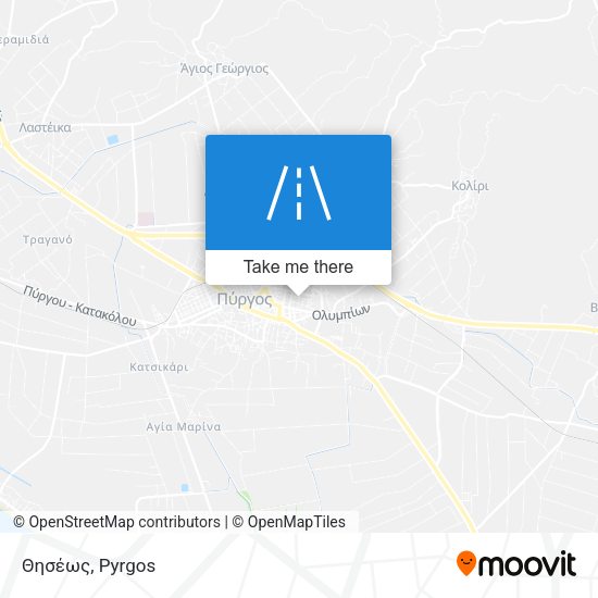 Θησέως map