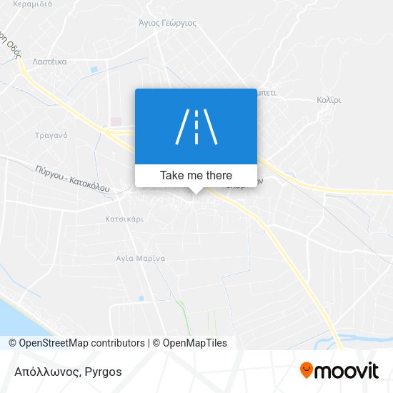 Απόλλωνος map
