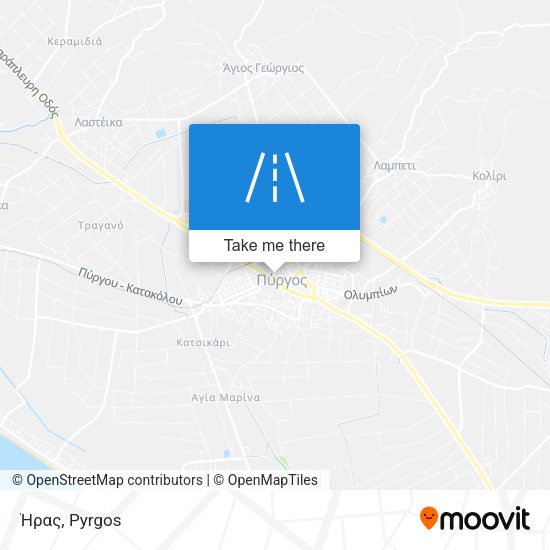 Ήρας map