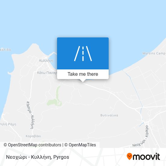 Νεοχώρι - Κυλλήνη map
