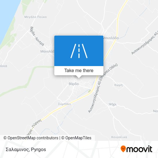 Σαλαμινος map