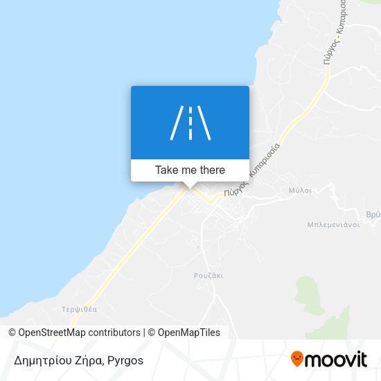 Δημητρίου Ζήρα map