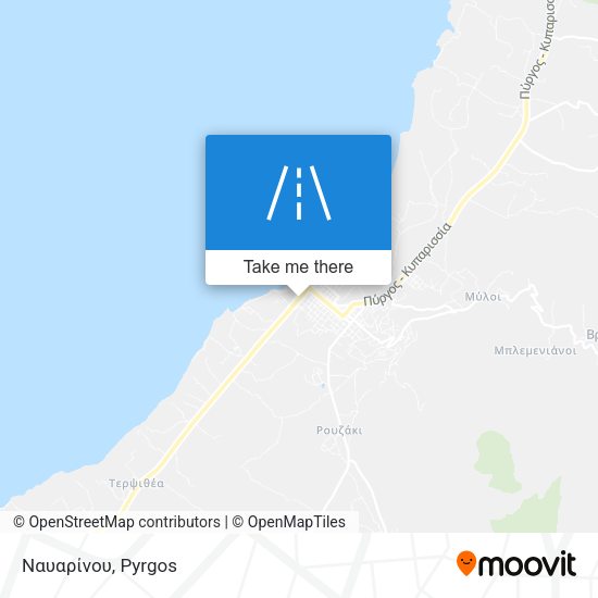 Ναυαρίνου map