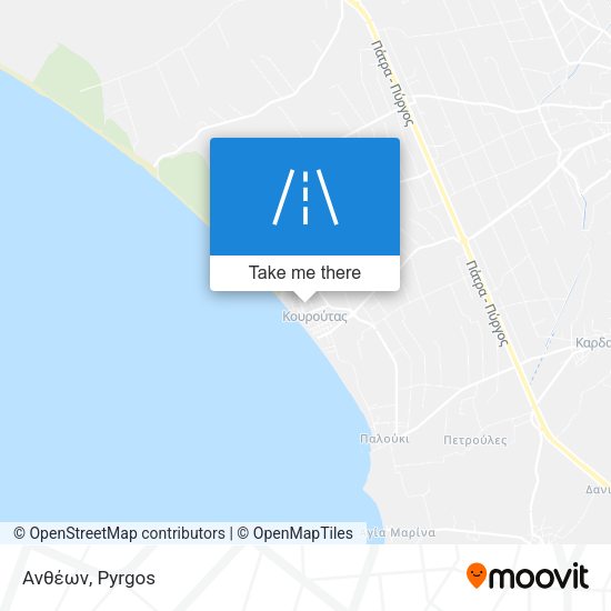 Ανθέων map