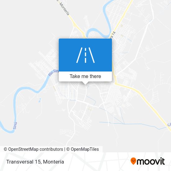Mapa de Transversal 15