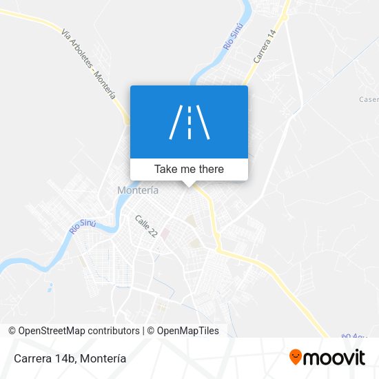 Carrera 14b map