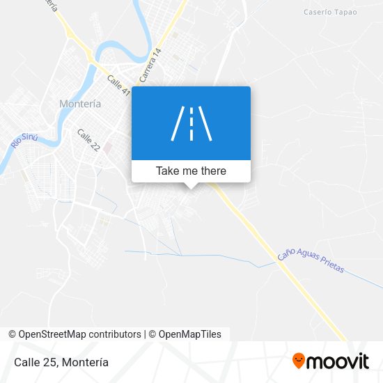Mapa de Calle 25