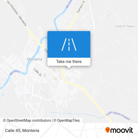 Mapa de Calle 45