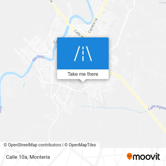 Calle 10a map