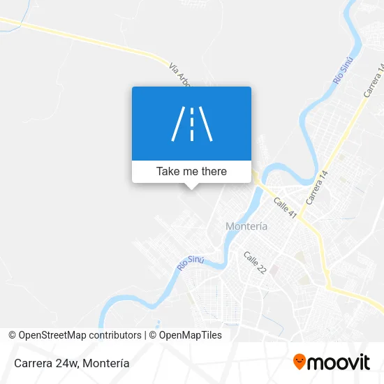 Carrera 24w map