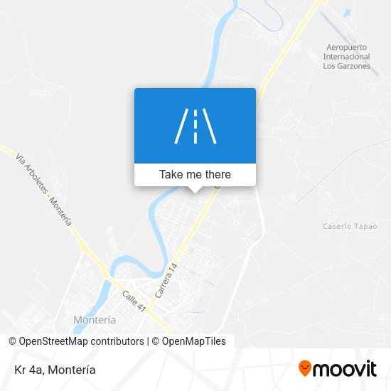 Mapa de Kr 4a