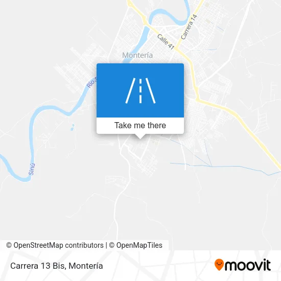 Carrera 13 Bis map