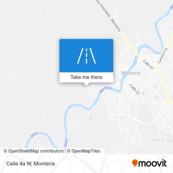 Mapa de Calle 4a W