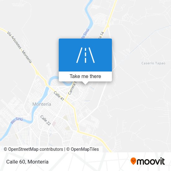 Mapa de Calle 60
