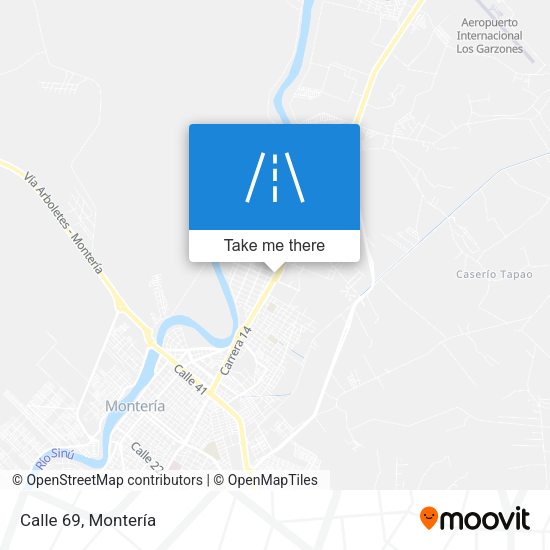 Mapa de Calle 69