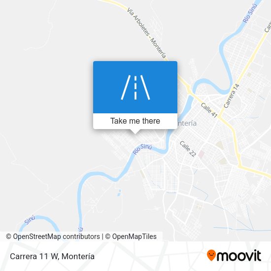Mapa de Carrera 11 W