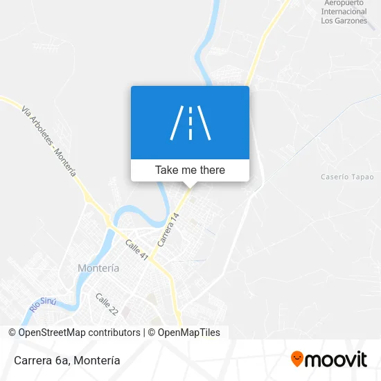 Carrera 6a map