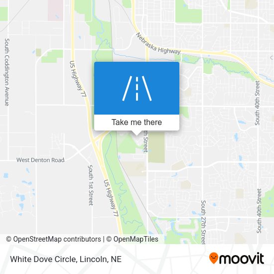 White Dove Circle map