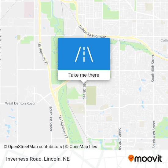 Mapa de Inverness Road