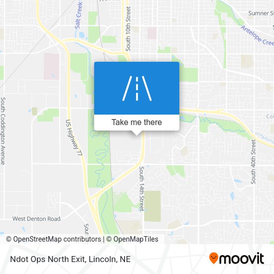 Ndot Ops North Exit map