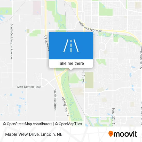 Maple View Drive map