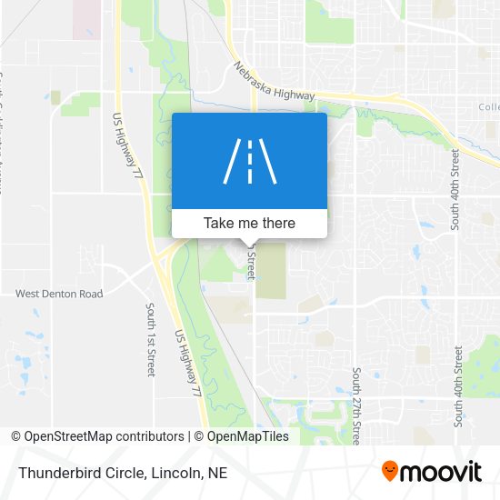 Thunderbird Circle map