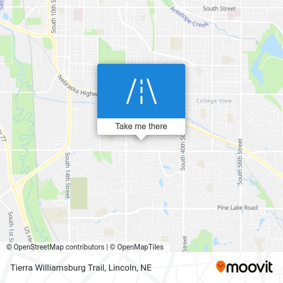 Tierra Williamsburg Trail map