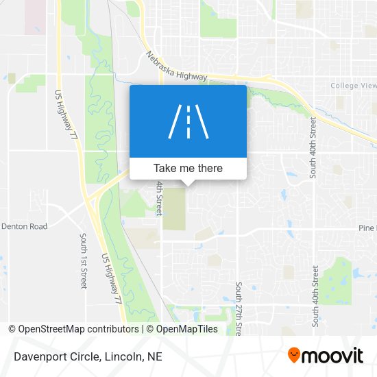 Mapa de Davenport Circle