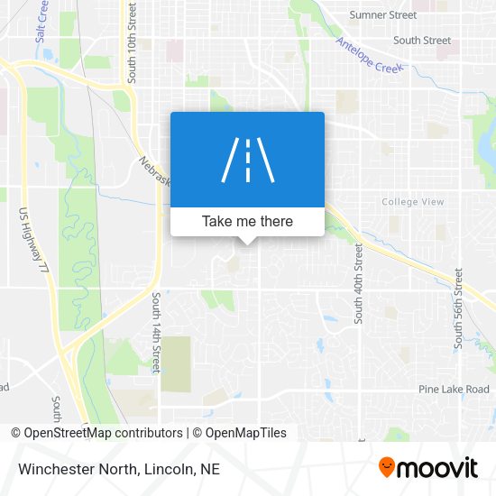 Mapa de Winchester North