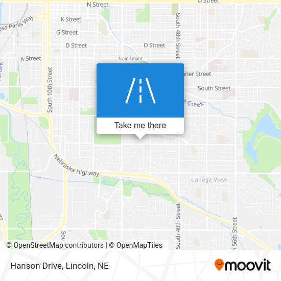 Mapa de Hanson Drive