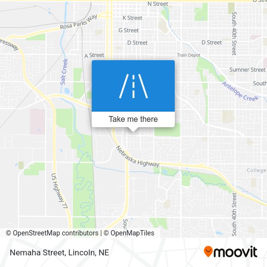 Mapa de Nemaha Street