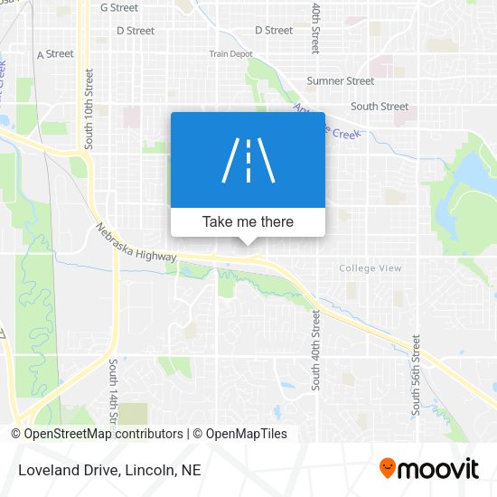 Loveland Drive map