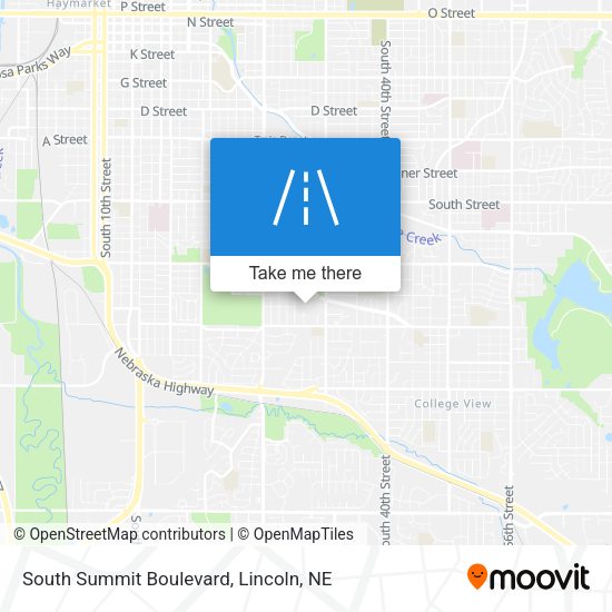 South Summit Boulevard map