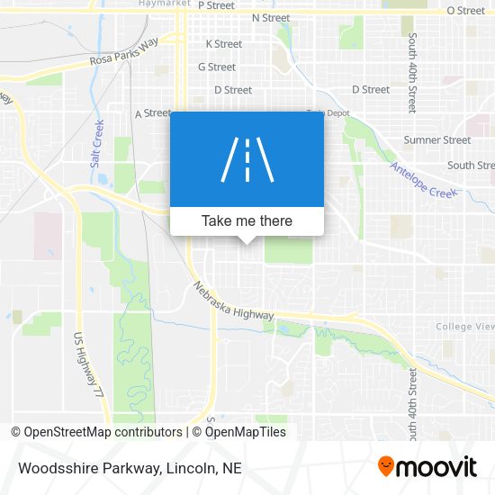 Mapa de Woodsshire Parkway