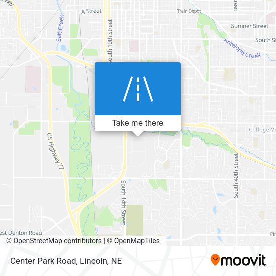Mapa de Center Park Road