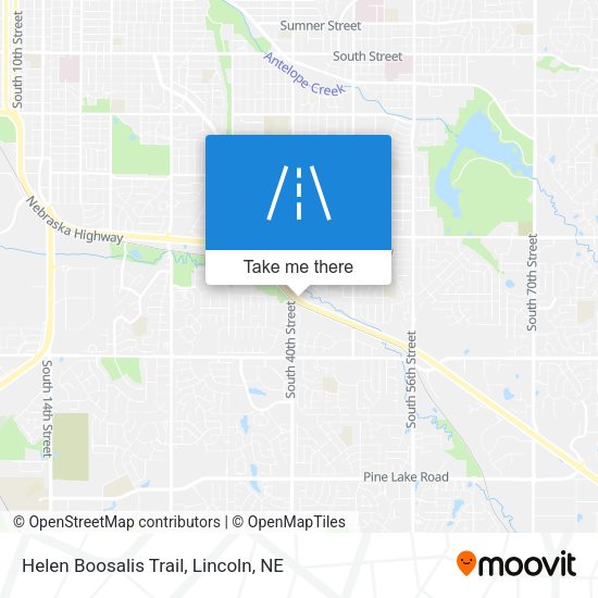 Helen Boosalis Trail map
