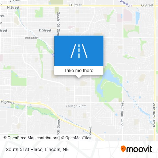 Mapa de South 51st Place