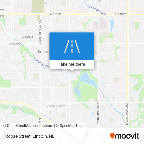 Mapa de Roose Street