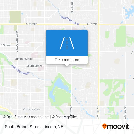 South Brandt Street map