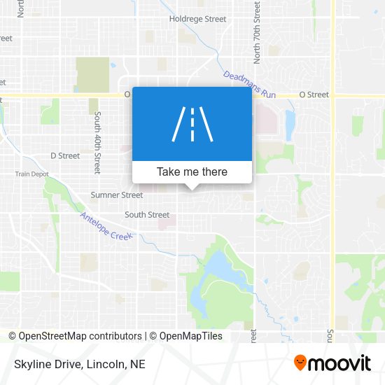 Mapa de Skyline Drive